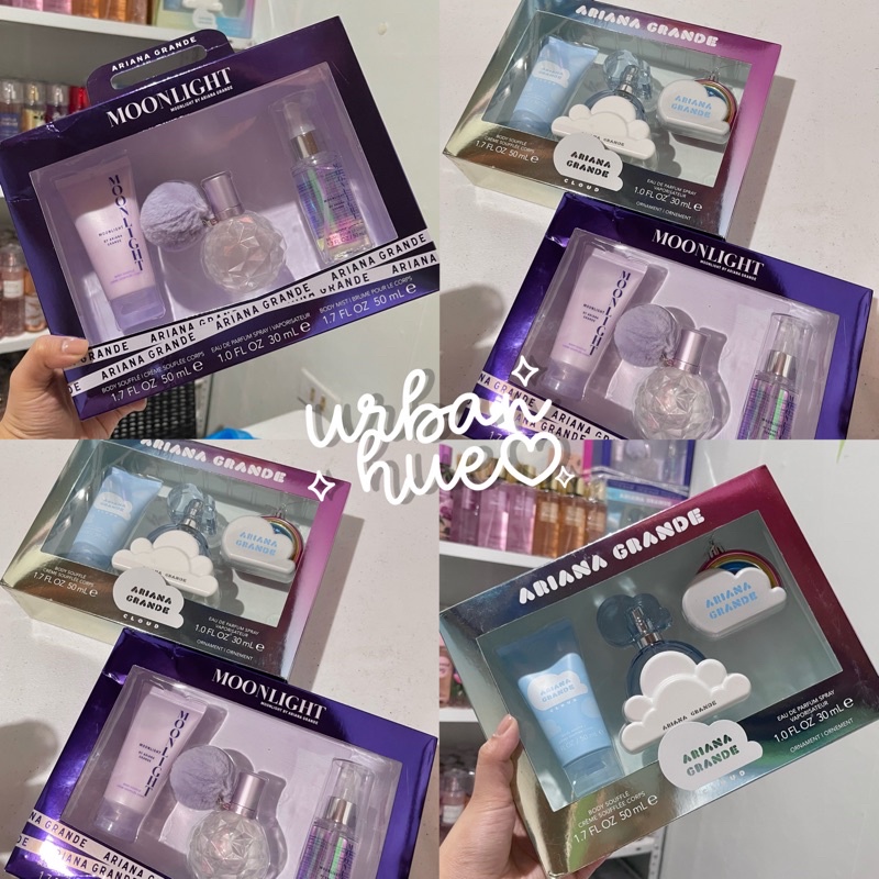 Ariana grande moonlight perfume gift online set