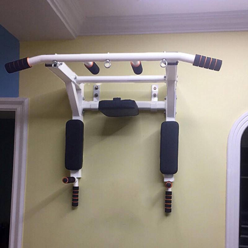 Ready Stock Heavy Pull Up Bar Tilt Bar Foldable Multifunctional Wall Mounted Home Fitness Exercise