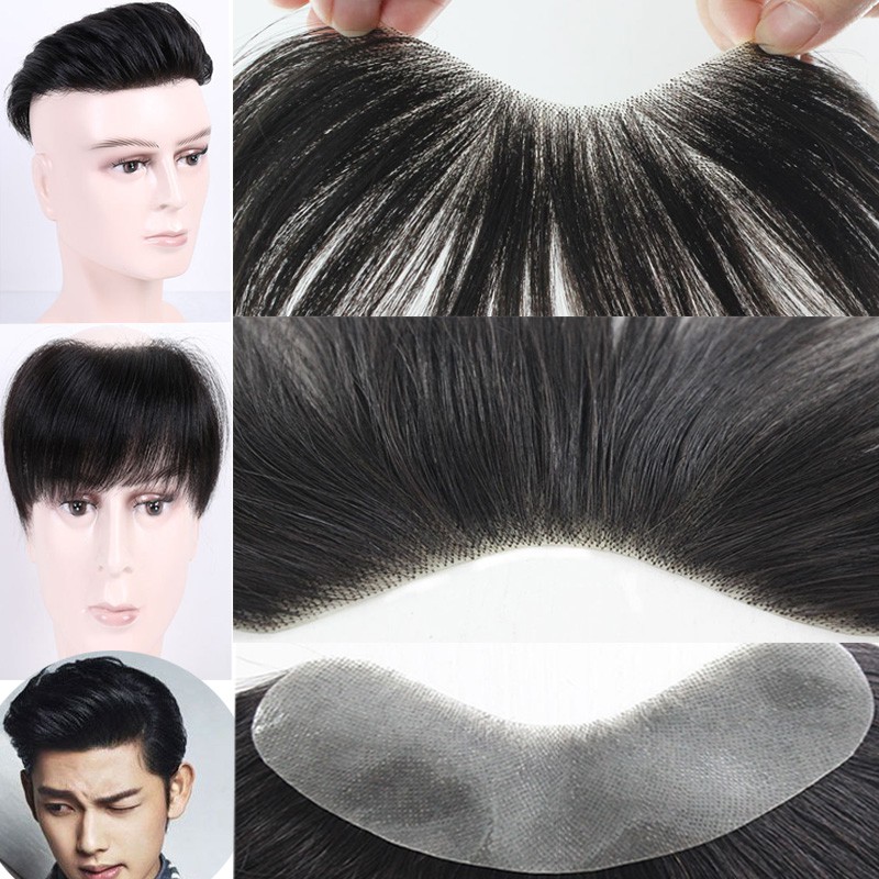 Hairlines Wig Men Forehead Bangs Hairline Human Hair Wig Hair sticker