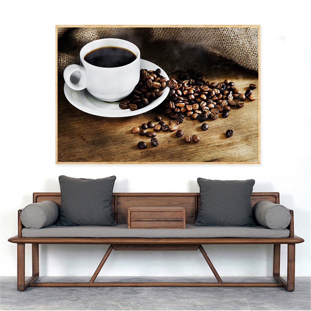 Nordic Drinks Poster Coffee Bean Wall Art Kitchen Decor Wall Pictures