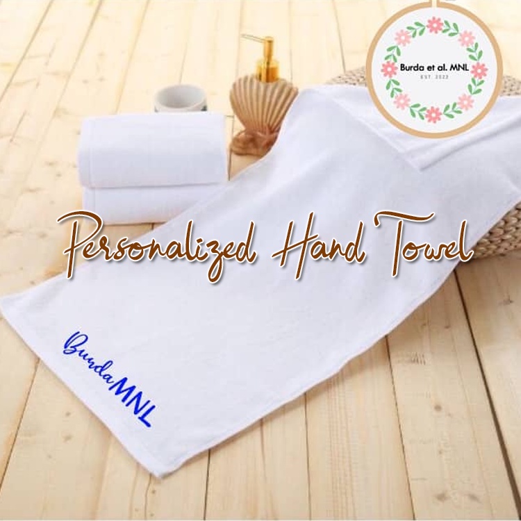 Personalized hand online towels