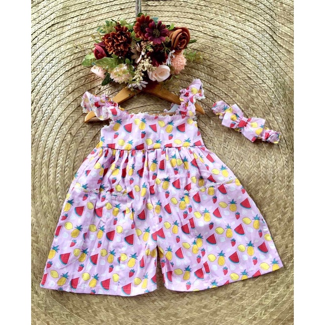 Choice’s Baby Girl Strawberry Faire Romper Shopee Philippines