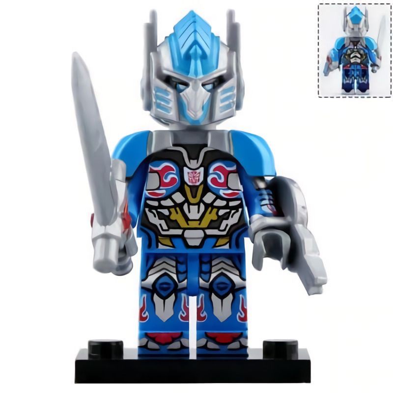 Optimus prime hot sale lego minifigure