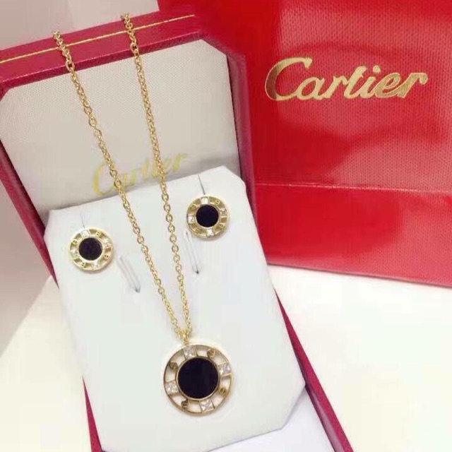 Cartier Necklace Set Shopee Philippines