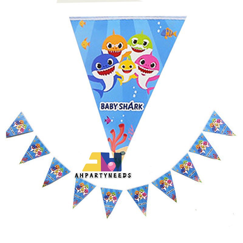 Cartoon Banderitas Boy Design Paper Flag Happy Birthday Party Pennant ...