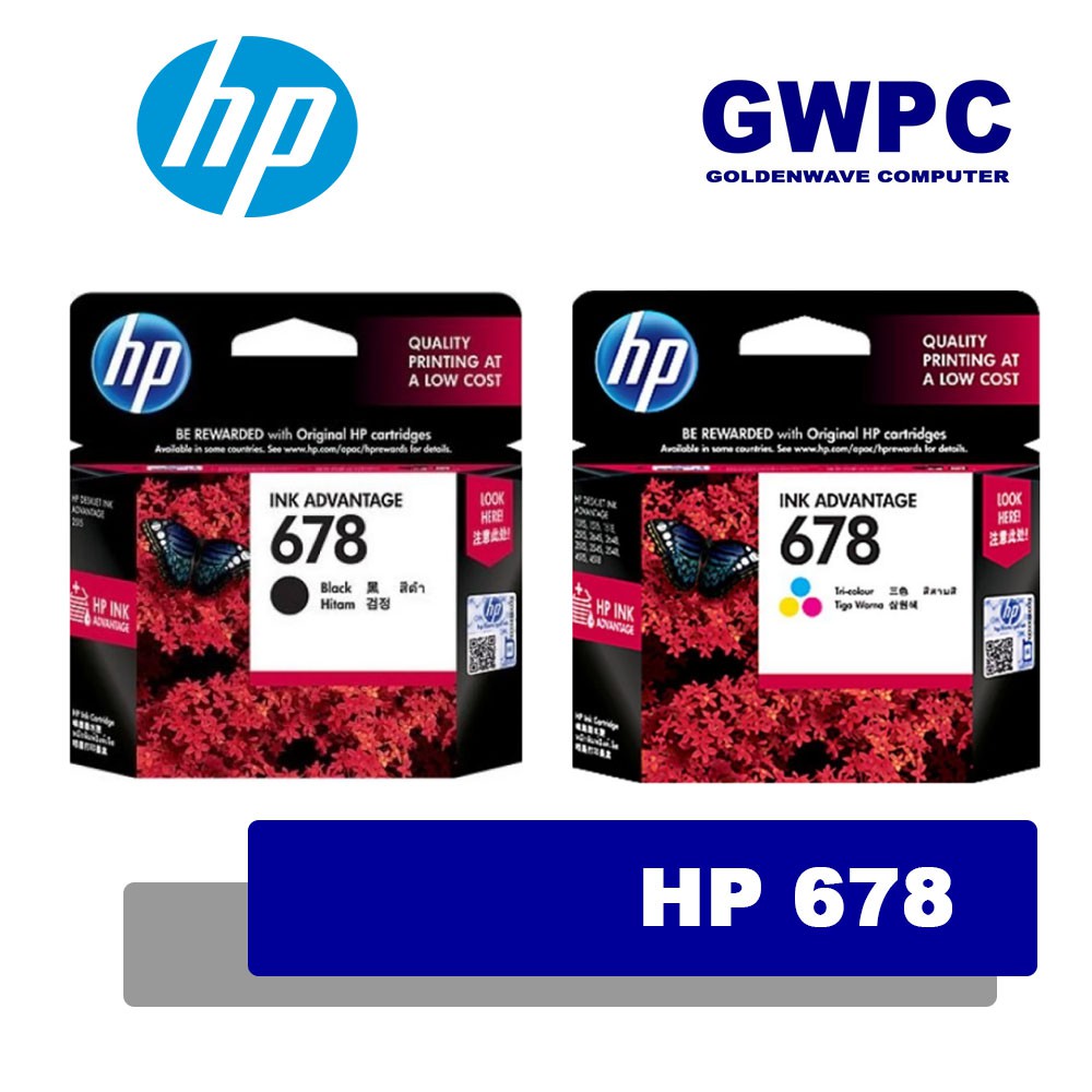 HP 678 Genuine Ink Advantage Cartridge | Shopee Philippines