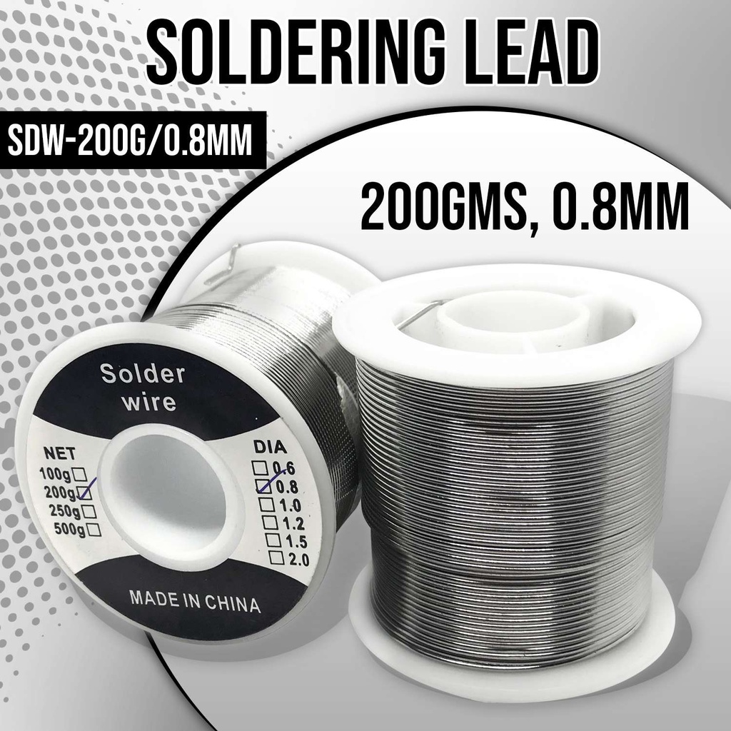 Lead Free Solder - 0.8mm, 200g Roll