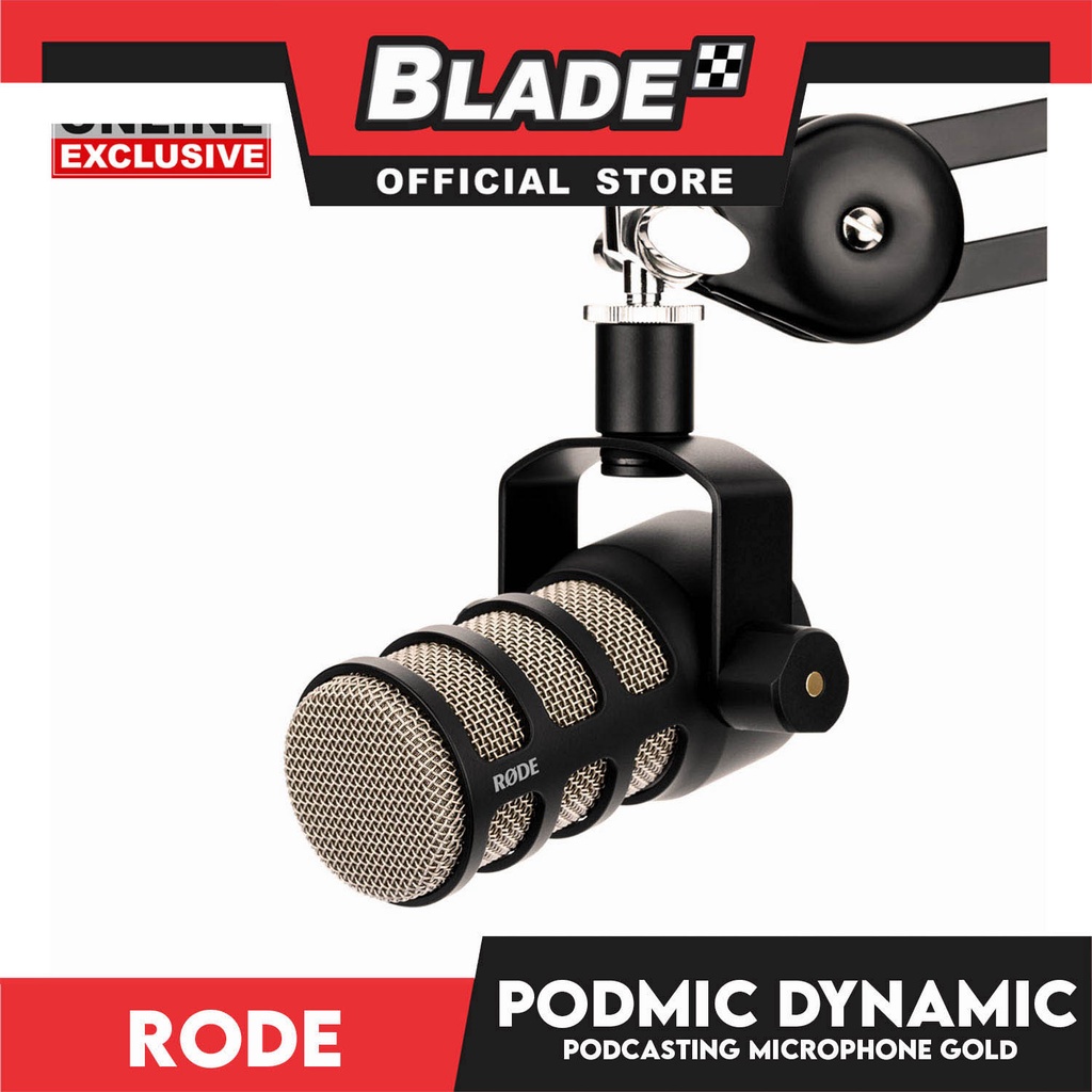 Rode Podmic Dynamic Podcasting Microphone Used for Vlog, Speech, Live ...