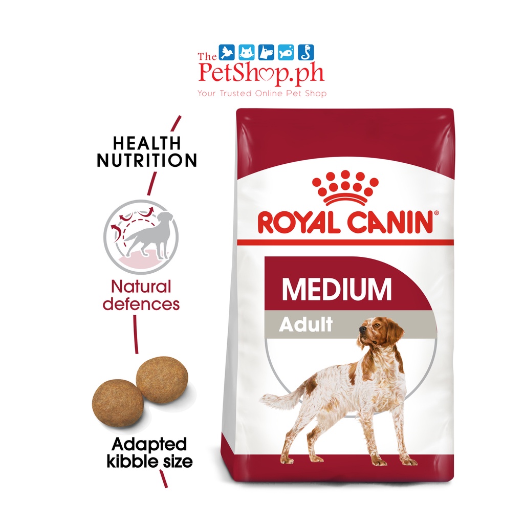 Royal Canin Medium Adult 1kg Dry Dog Food Size Health Nutrition