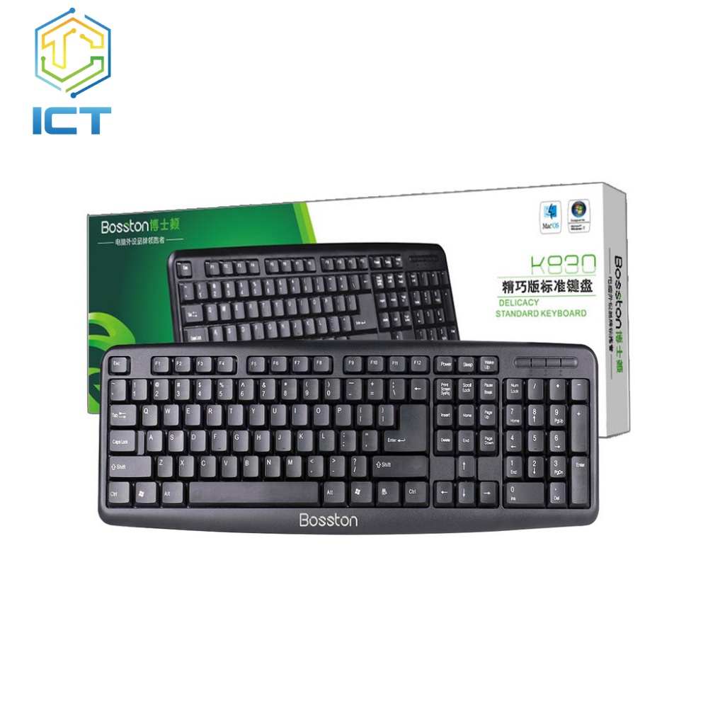 Bosston K830 USB office/game keyboard | Shopee Philippines