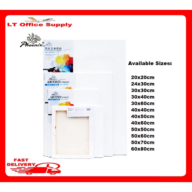Phoenix Artist Canvas Board 100% Cotton Gesso Primed | Shopee Philippines