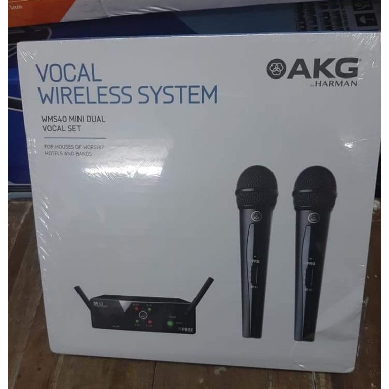 AKG WMS40 Dual Wireless Microphone Shopee Philippines