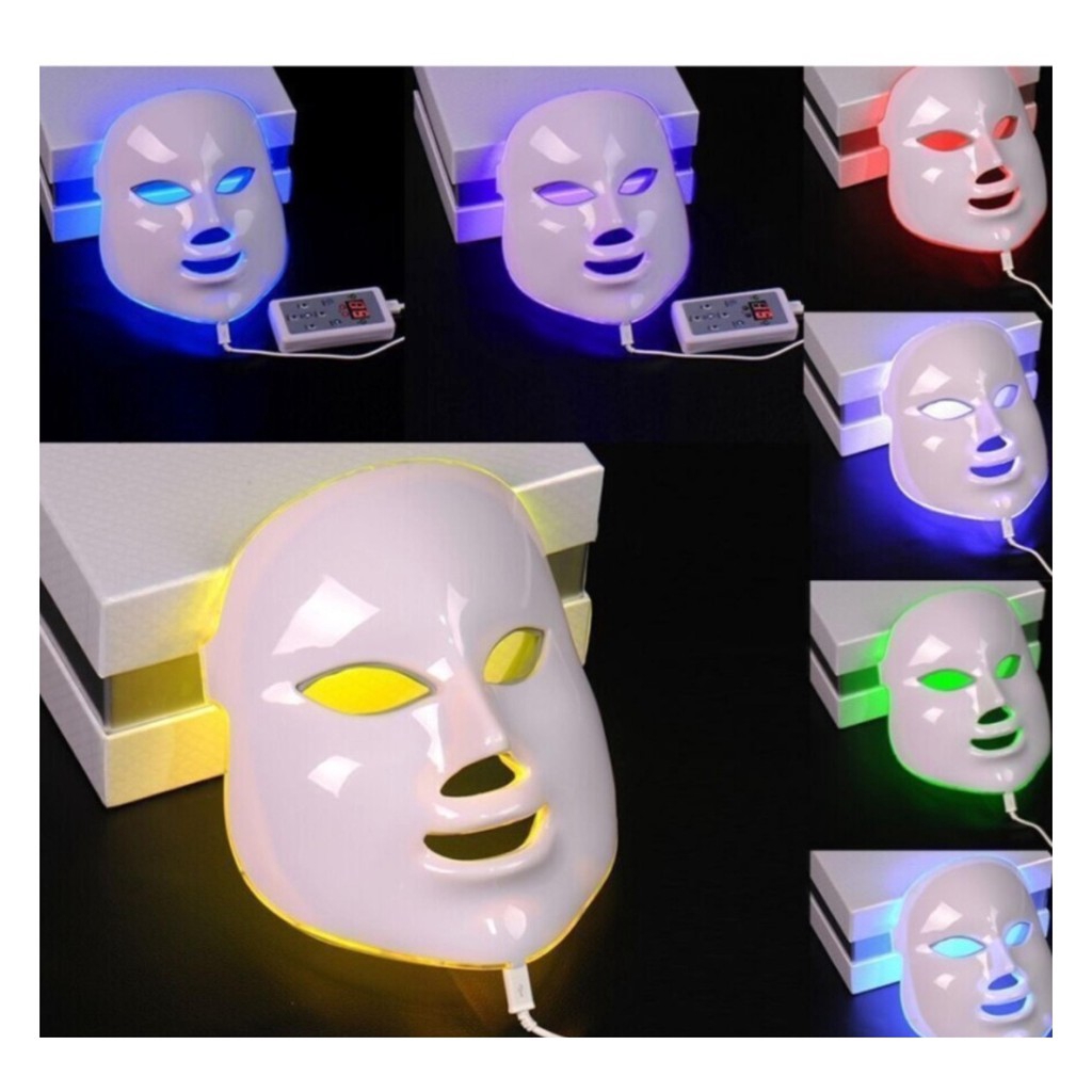 Face Masks PDT Photon Skin Beauty Therapy 7 Colors Light Facial Led ...