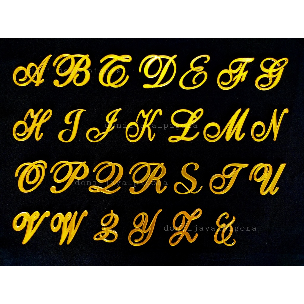 Acrylic LETTERS / Acrylic Alphabet / Laser Cutting Letters | Shopee ...