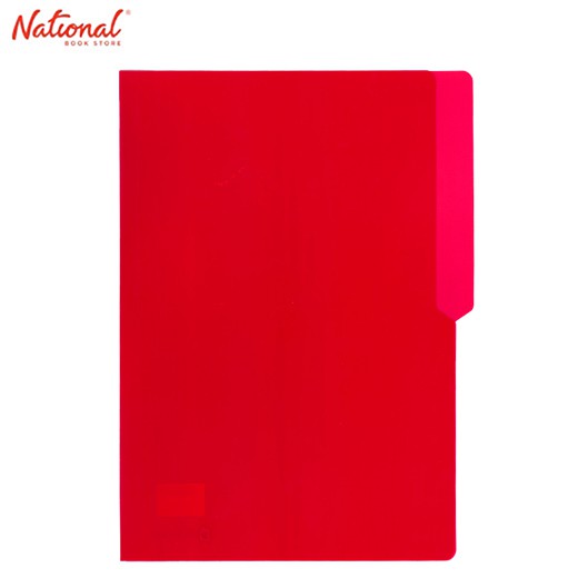 Portfolio Folder Plastic P736 A4, Red National Book Store Shopee Philippines