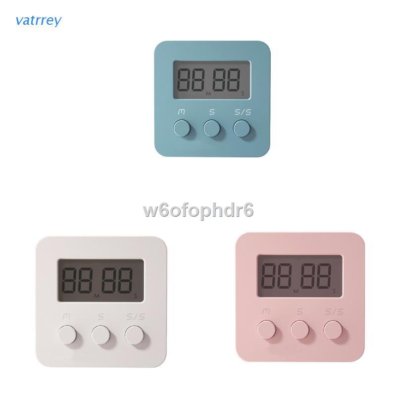 VA Minimalist Square Digital Kitchen Timer Countdown Time Management