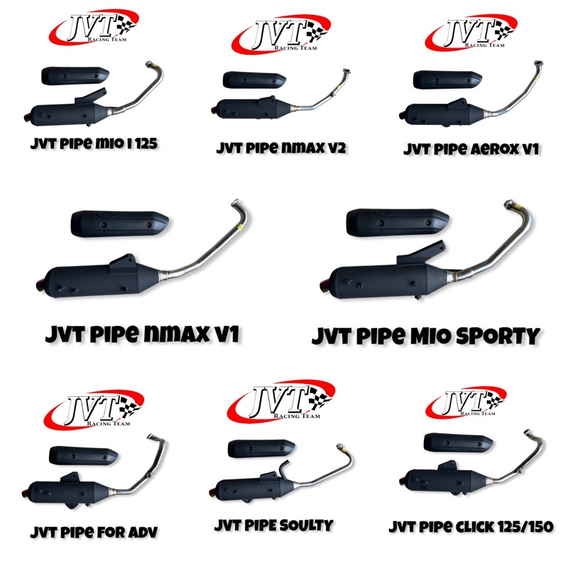 JVT PIPE V3 SILENT KILLER POWER PIPE (MIO SPORTY/SOULTY/MIO I 125/NMAX ...