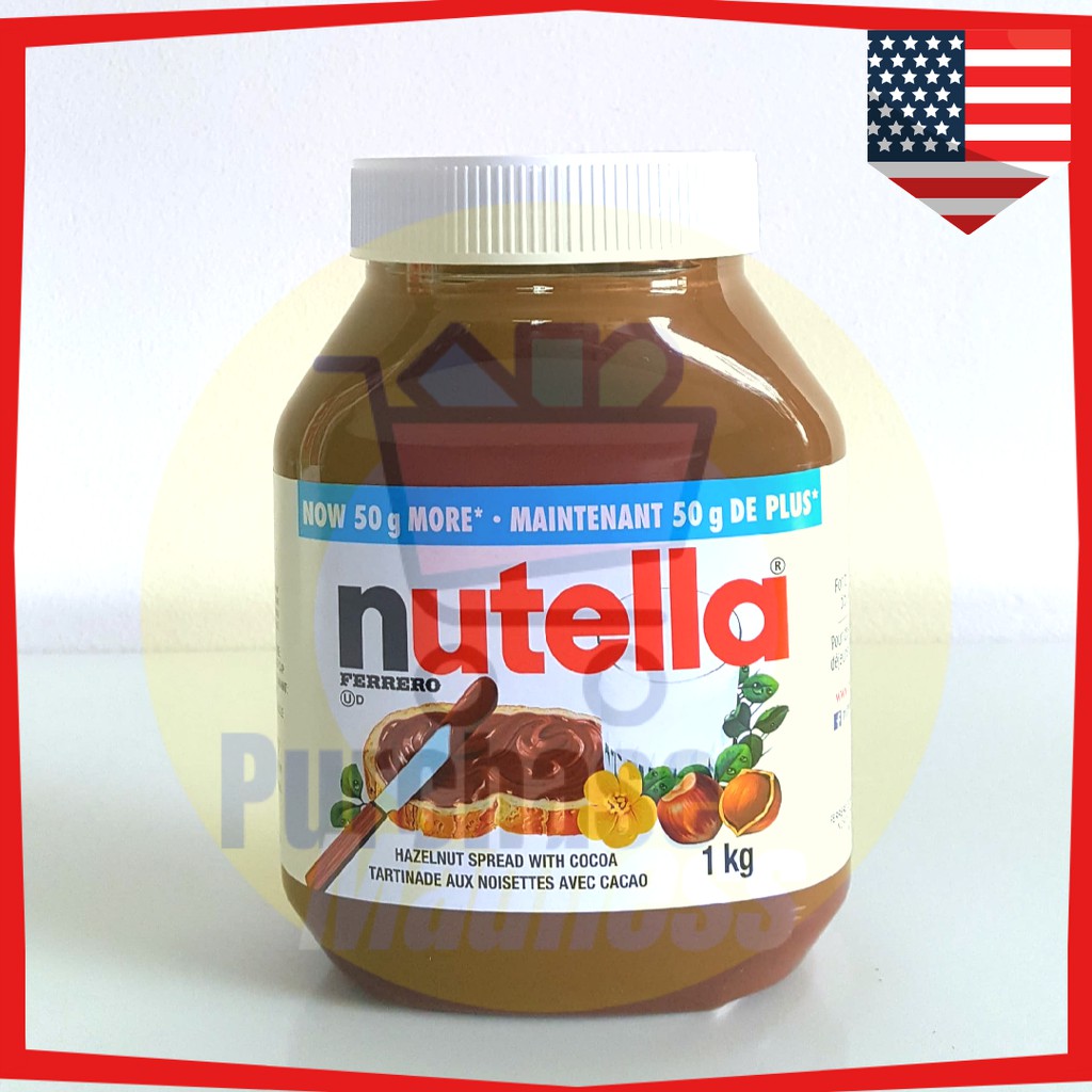 Nutella Ferrero Hazelnut Spread with Cocoa 1kg / 725g / 900g