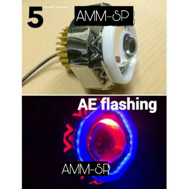 Cree PROJIE AE FLASHING LED HEADLAMP Headlight ZIGZAG Heart MODEL