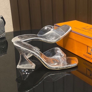 3.5 inch hotsell clear heels