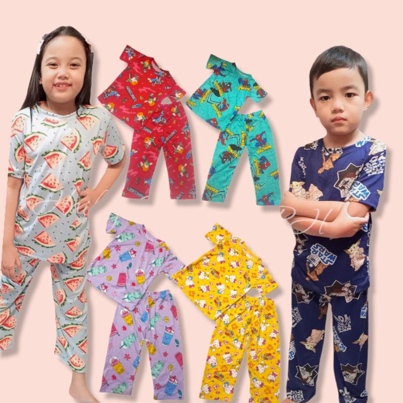 Pajama terno kids sale