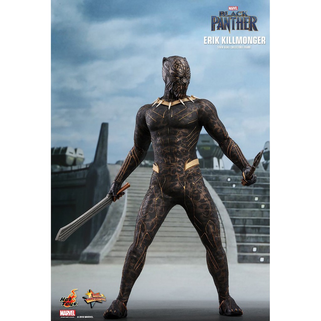 Hot Toys Black Panther Erik Killmonger 16th Scale Collectible Figure Mms471 Shopee Philippines 5765