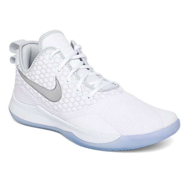 All white lebron shoes online