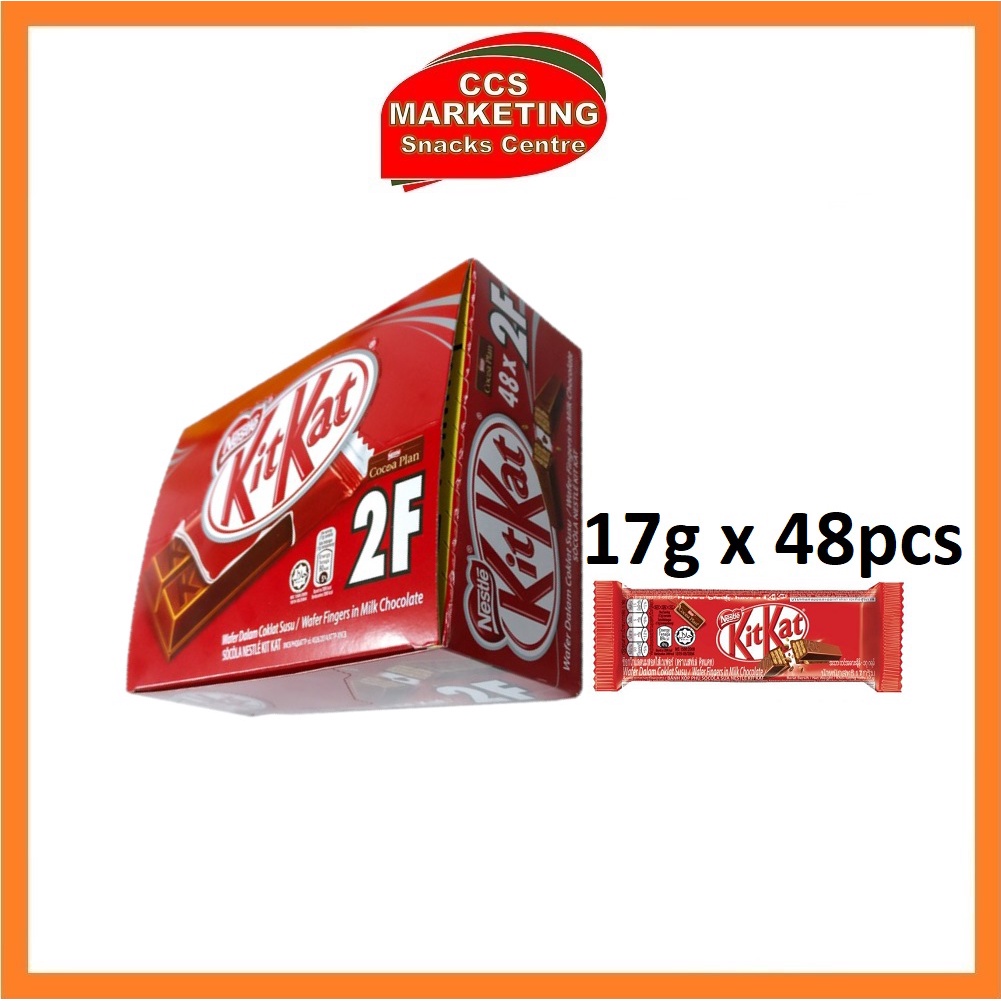 CCS Nestle KitKat Chocolate 2F ( 17g x 48pcs ) | Shopee Philippines