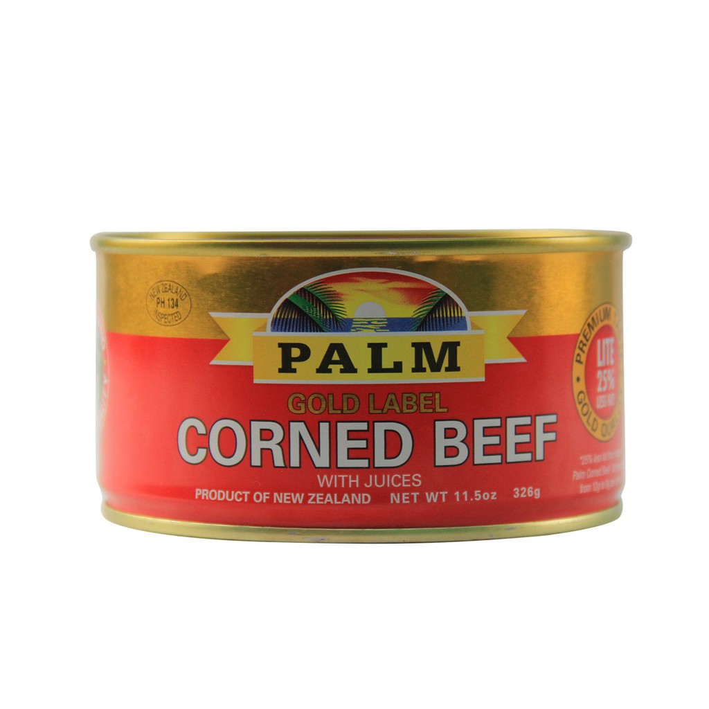 Palm Corned Beef Gold Label 326g Shopee Philippines