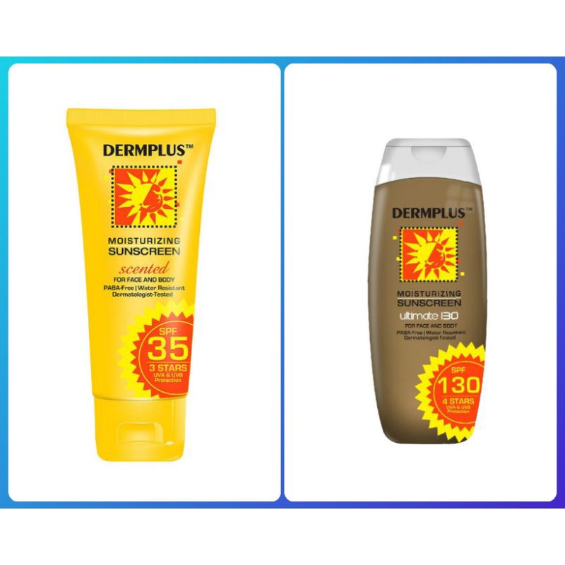 DERMPLUS Moisturizing Sunscreen 50ml spf 130/ spf 80dermplus sunscreen 【on hand】 Shopee