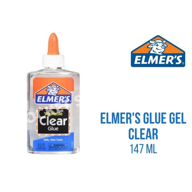 ELMER'S CLEAR GLUE GEL (147 mL, Nontoxic, Washable, Safe, Home, School