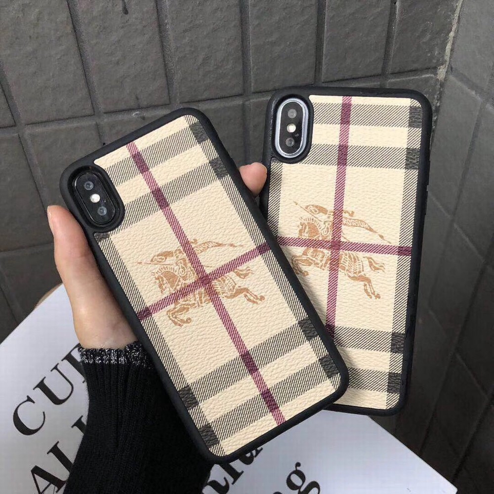 Burberry Skin Covering with Soft Edge Phone Case for IPhoneX 6 6sp 7 8 Plus XR Xs Max 11 Pro Max