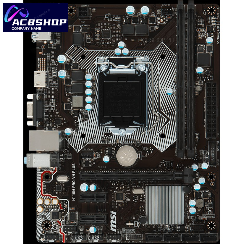 MSI H110M PROVH Plus Motherboard (SECONDHAND) Shopee Philippines