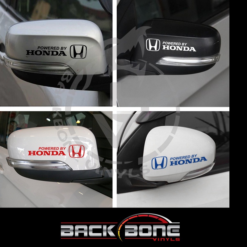HONDA 2 Side Mirror Sticker Car Logo | Shopee Philippines