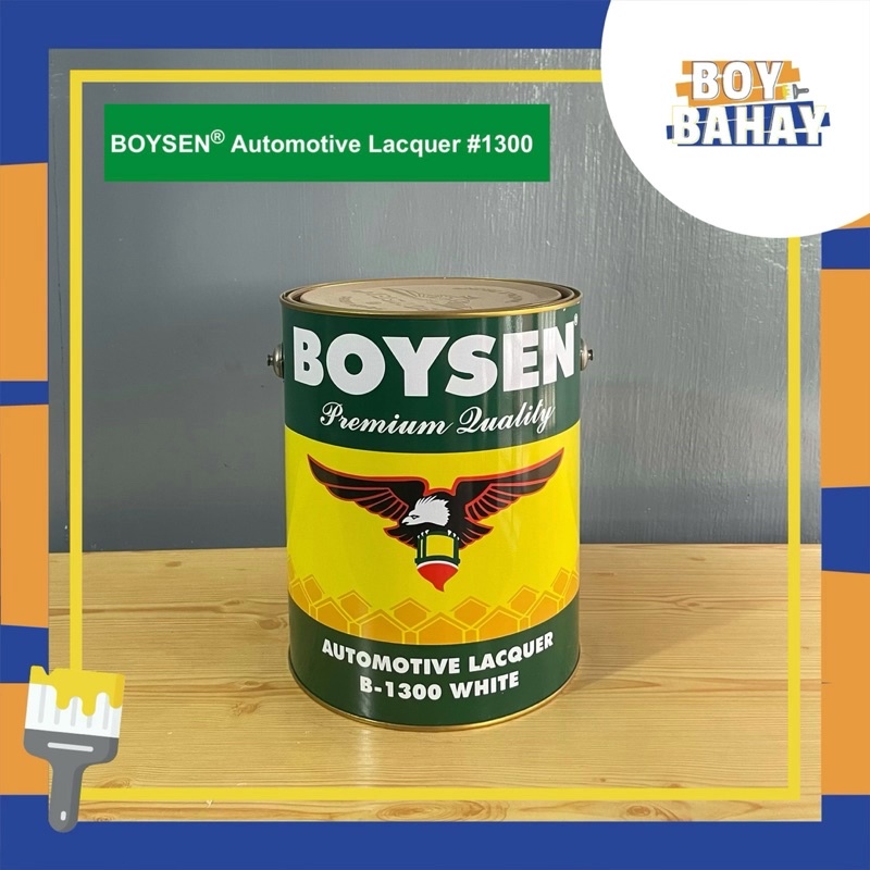 Boysen Automotive Lacquer White B1300 Gallon Size Shopee Philippines