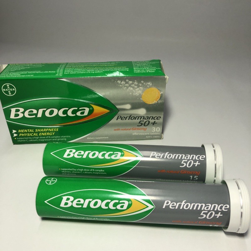 Berocca Performance 50+ Effervescent 30 Tablets