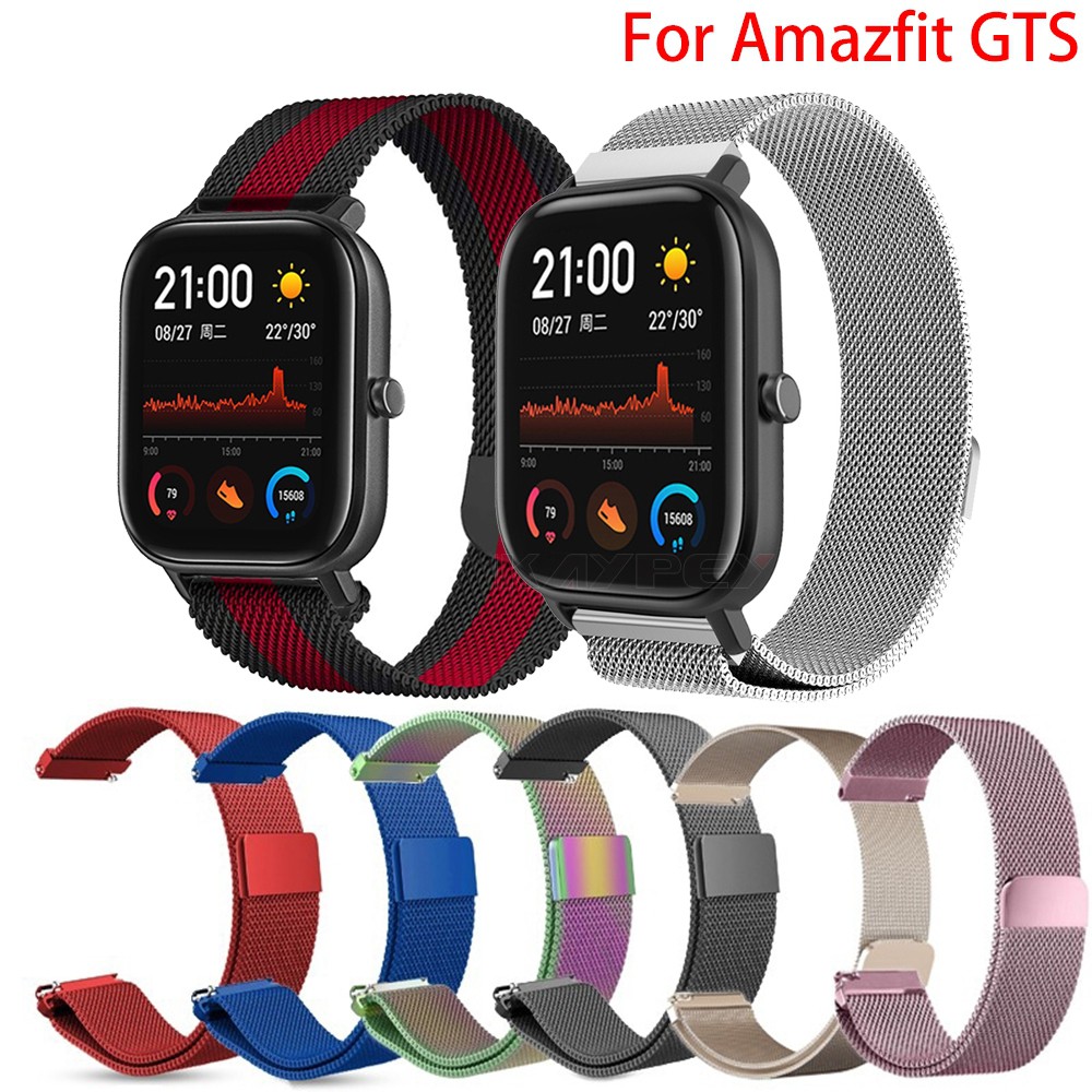 Per Amazfit GTS 3/GTS 2e/GTS 2/GTS 2mini Cinturino orologio in silicone da 20 mm