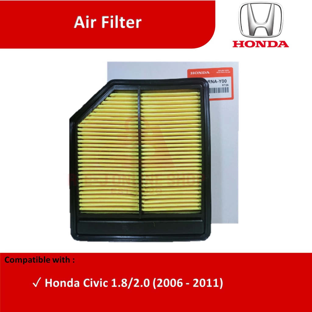 Air Filter for Honda Civic 1.8/2.0 (2006 2011) Shopee Philippines