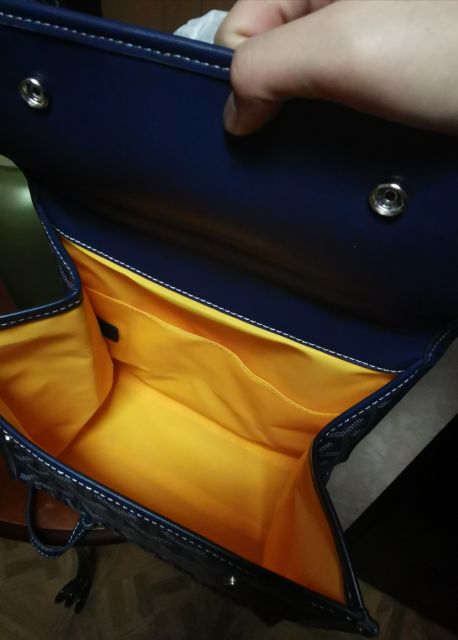 Goyard blue backpack detail pic : r/hlinjewell