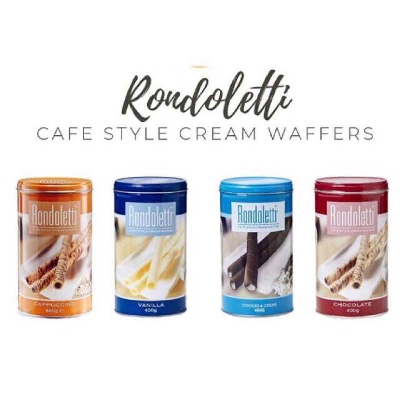 RONDOLETTI ASTOR CHOCOLATE / CAPPUCCINO / COOKIES AND CREAM / VANILLA ...