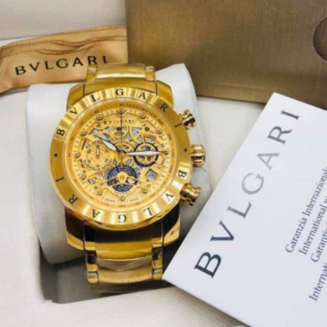 Bvlgari gold clearance watch price