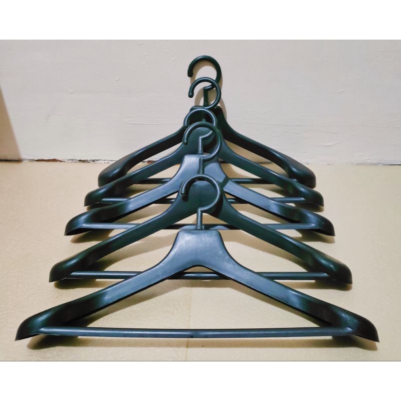 (Thick) Black Coat Hanger Suit Hanger Jacket Hanger Shopee Philippines
