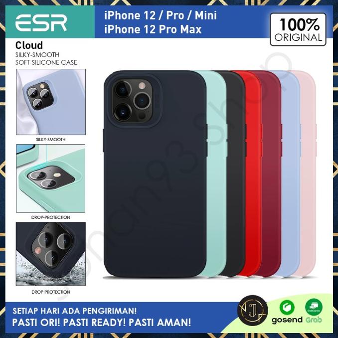 Esr Cloud iPhone 12 Pro Max / Pro / Mini Soft Silicone Case | Shopee ...