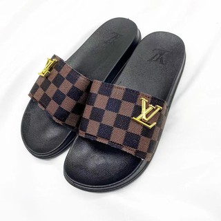LV Slippers for Women size (36-44) Classicl Louis Vuitton Metal