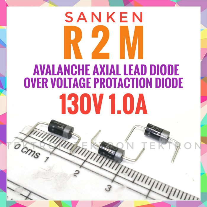 Sanken R2M 1A 130V Over Voltage Protaction diode Avalanche Axial Lead