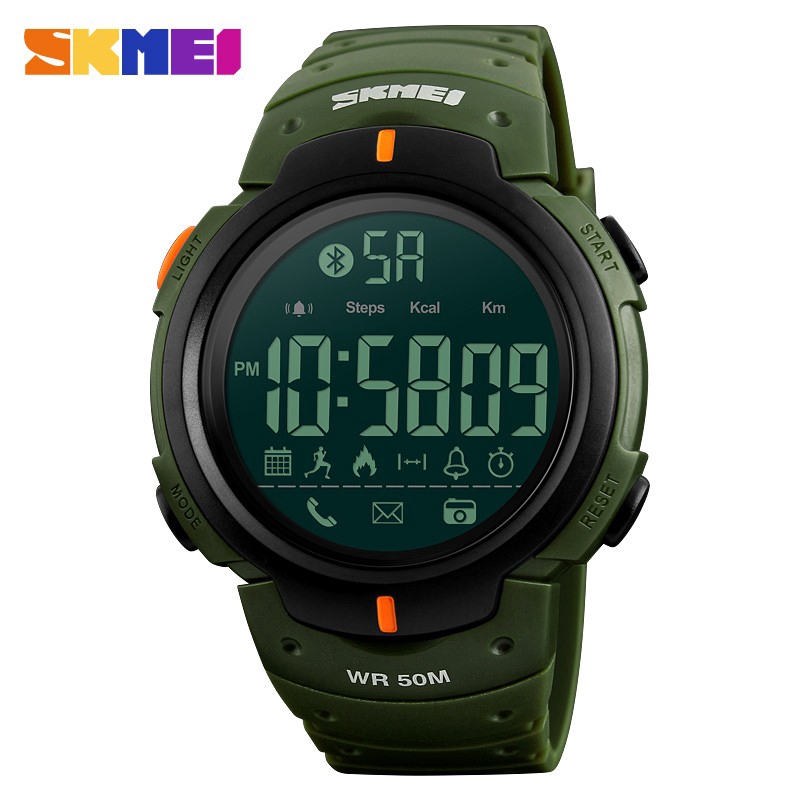 SKMEI 1301 Waterproof Bluetooth Male Smartwatch with Call Notification ...