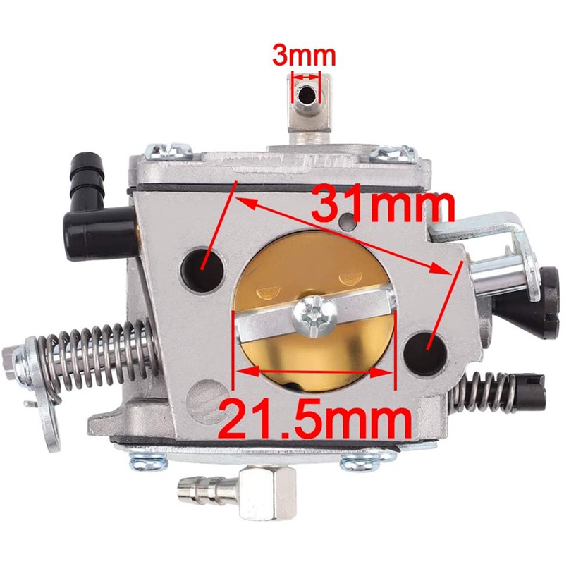 TS400 Carburetor Carb for Air Filter Kit Fit STIHL TS400 TS 400 CutOff