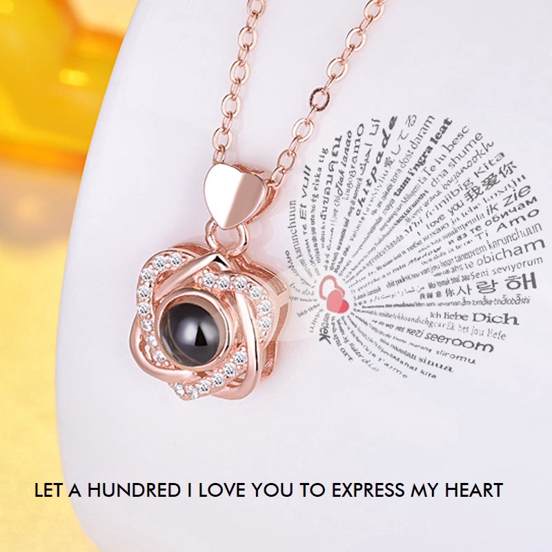 I love you in deals a thousand languages necklace