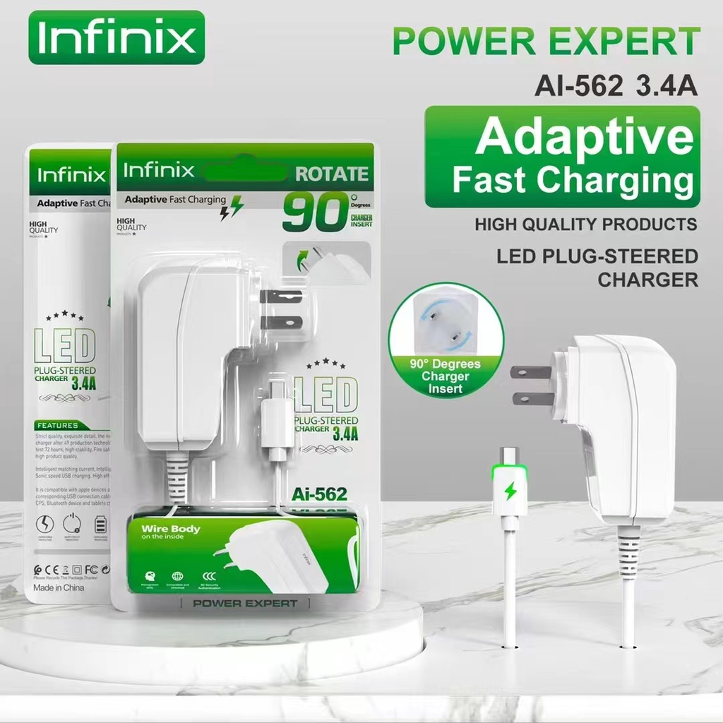 ITEL A562 High Quality Product LED Plug-In Charger Fast Charge | Shopee ...