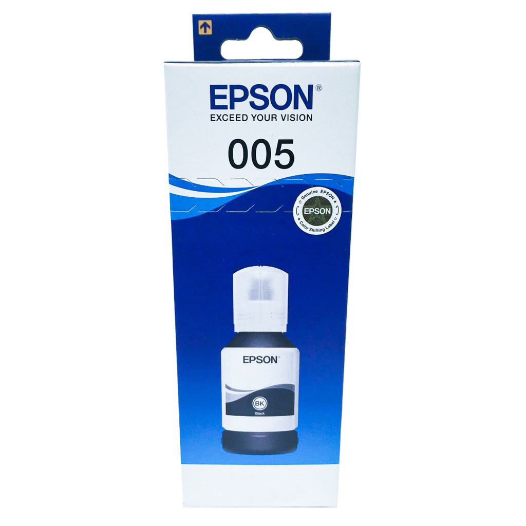 Epson 005 Ink Refill Bottle (120mL) Black for Printer EcoTank M1140 ...